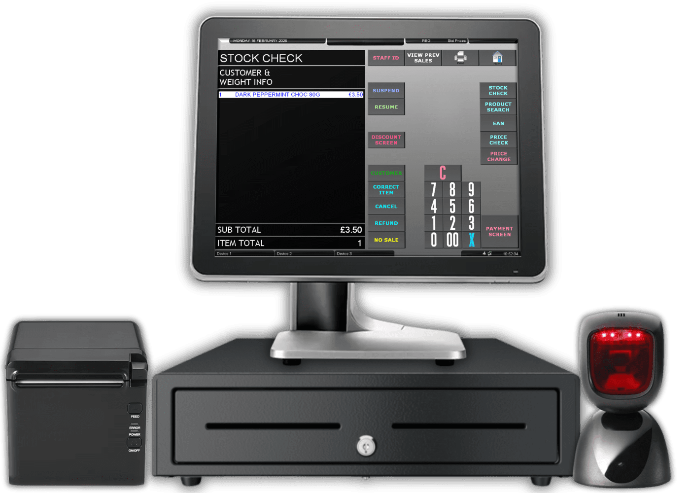 epos system for a convenience store